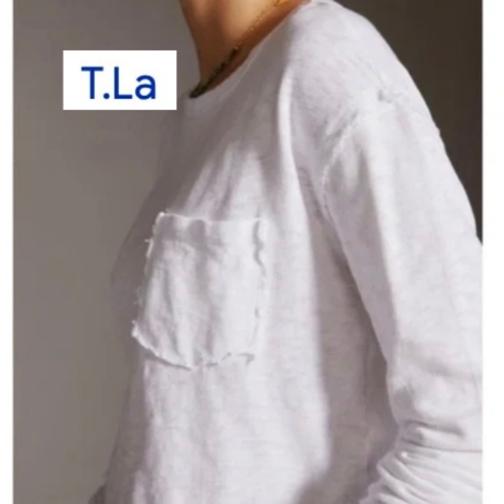 Anthropology t.La Long sleeve pocket tee, XS, GL1328